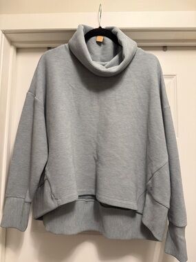 Shambhala sage Cozy Light Turtleneck Pullover Sweater